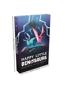 Unstable Games, Happy Little Dinosaur - 5-6 Player Expansion, Party Game, Card Game, 2-6 Players, 30-60 Minutes, (Color May Vary Slightly, Subject To Actual Product) - Little Dinosaur Set - View 8