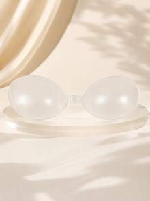 Waterproof Silicone Sticky Bra Drawstring Push Up Invisible Strapless Bras For Bikini Beach Vacation Pool Party ,Sticky Bra,Summer,Bra - Clear - View 5