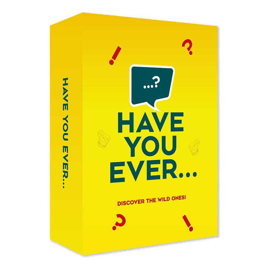 《Have You Ever》快節奏派對卡牌遊戲，內含 55 張卡片，讓酒杯不斷斟滿、笑聲不斷延續，適合約會之夜或任何加深彼此連結的場合，情人節與聖誕節的理想選擇 - Have you Ever - 查看 1
