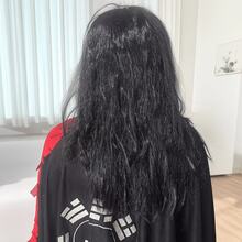 1 قطعة إكسسوار تنكري للهالوين للبالغين، قناع وجه بشري واقعي بملمس الجلد، غطاء رأس شبح أنثى لبيت الأشباح، لعبة تنكرية بنقوش، قناع حفلة تنكرية - متعدد الألوان - مشاهدة 5