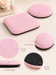1pc Nail Arm Rest Cushion Comfortable Hand Pillow Nail Elbow Support Pad Elbow Support Pad Nail Tools Nail Artist Elbow Support Soft Nail Artist Arm Support Purple Pink Black White Coffee Grey - Multicolor - View 7