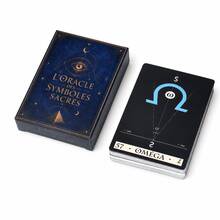 Sacred Symbols Oracle Cards With Guidebook – Blue And Gold Esoteric Divination Deck – Symbolic Reading Cards For Intuition, Meditation, And Spiritual Guidance (Love, Career, Money, Reflection, Inner Wisdom) – Oracle Box Set - Black - View 6