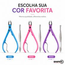 Manicure Kit 2 Pieces: Nail Clippers + Tweezers - Perfect Nails And Eyebrows - Morado - Ver 5