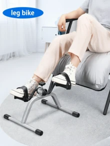 Desktop Home Rehabilitation Exercise Bike With Stable Anti-Slip Base, Compact And Easy To Store, Suitable For Leg And Arm Recovery Training; Lightweight Portable Floor Stationary Bike - Random Color - View 1