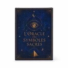 Sacred Symbols Oracle Cards With Guidebook – Blue And Gold Esoteric Divination Deck – Symbolic Reading Cards For Intuition, Meditation, And Spiritual Guidance (Love, Career, Money, Reflection, Inner Wisdom) – Oracle Box Set - Black - View 7