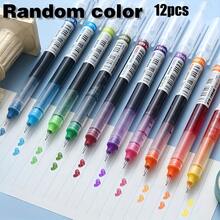 10支/10支 0.5mm 快乾中性凝膠筆，黑/藍/紅順滑書寫圓珠筆，耐用塑膠蓋，適合學生考試、學校、辦公室日常使用，開學季 - A - 查看 16