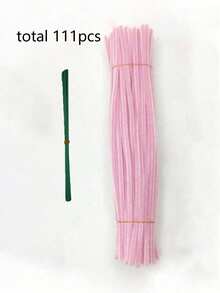 Pink Tulip Velvet Strip Handmade Kit, Upgraded Dense Velvet Strip Brush, Suitable For Handmade Crafts, Artificial Floral Arrangement, Valentine's Day, Mother's Day Gifts, World Cup, Graduation Season Gifts, Back To School Decoration Party Gifts, Holiday Gifts - Multicolor - View 13