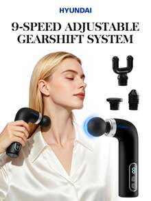 HYUNDAI Wireless Handheld Back Massager - Quiet - Full Body Massage Device Suitable For Women, Sports Recovery And Deep Relaxation - Black - View 8