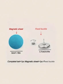 Magnetic Curtain Tiebacks, Curtain Weights With Thumbtacks, Magnetic Curtain Clips, Magnetic Curtain Fasteners, Can Fix Curtains To Prevent Them From Blowing In The Wind, Suitable As Birthday, Graduation Gifts. - Multicolor - View 3