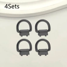 2/4/6/8/10Sets Gold/Silver/Gunmetal Black D-Ring Lobster Clasp, Suitable For Handbags And Crossbody Bags - Wallet Chain Accessories, No Tools Included, Wallet Making, DIY Wallet Making - Multicolor - View 20