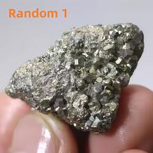 1pc Natural Pyrite Cluster Chalcopyrite Ore, Asymmetric Raw Mineral, Iron Ore Stone, Healing Energy, Suitable For Home Aquarium Decoration, Enhances Willpower And Manifestation Ability - Pyrite - View 7