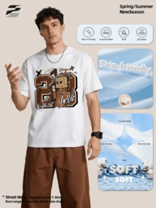 Men T-Shirts - 白色 - 查看 5