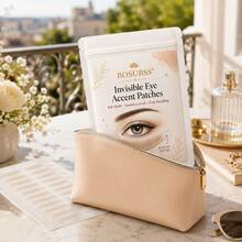 24/48/120 PCS Soft Mesh Eye Accent Patches, Curved Clear-Look Eye Makeup Stickers For Natural Daily Beauty Routine - White - View 3