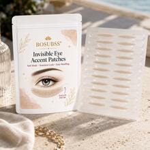 24/48/120 PCS Soft Mesh Eye Accent Patches, Curved Clear-Look Eye Makeup Stickers For Natural Daily Beauty Routine - White - View 10