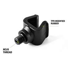 SeaKnight Black Coated Fishing Rod Rest Head, M3/8 Thread Rod Holder, Carp Fishing Bite Alarm Bracket Head, Anti-Slip V-Shape Pole Support Fork, Fishing Tackle Accessories - Multicolor - View 7