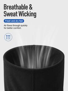 4pcs Black Cooling Balaclavas, Lightweight Stretch Lycra Full Face And Neck Covers, Breathable Quick-Dry Under-Helmet Hoods For Cycling, Motorcycle Riding, Running And Outdoor Sports, Unisex - Black - View 8