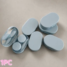 eyekan 復古色調隱形眼鏡收納盒套組，附鏡子與取出工具，極簡風防漏便攜式隱形眼鏡護理套裝 - 查看 20