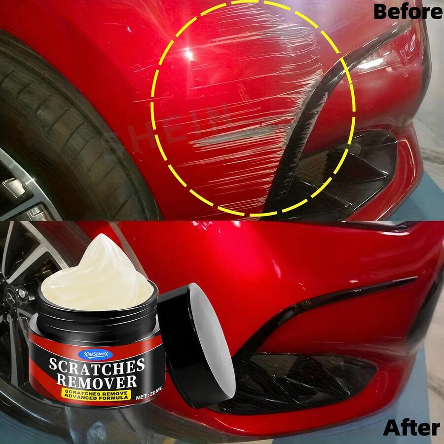 Car Scratch Wax & Swirl Remover Nano Polishing Agent, Car Clay Scratch Repair Paste Set - Suitable For Multiple Car Paint Colors, Used For Vehicle Surface Repair & Maintenance, Car Accessories