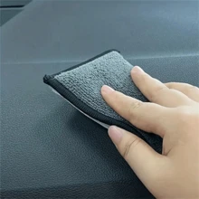 1/2 قطعة إسفنجة تنظيف من الألياف الدقيقة فائقة النعومة، تصميم ثنائي الجانب، تنظف بلطف جلد السيارة الاصطناعي والتفاصيل الداخلية الدقيقة، مناسبة أيضًا لأسطح المطبخ ومهام التنظيف المنزلية اليومية المختلفة - متعدد الألوان - مشاهدة 3