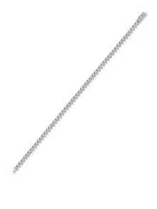 925 Sterling Silver D-Color Moissanite Tennis Bracelet, Luxury Bridal Jewelry, Gift For Proposal, Wedding, Birthday & Anniversary - Silver - View 9