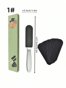 Stainless Steel Foot Callus Remover With 10 Replacement Pads, Professional Foot Care Tool For Removing Dead Skin And Calluses, Includes Electric Foot Grinder Accessory And Manual Foot Scraper, Smooths Feet In Seconds, Suitable For Home Foot Spa, Beauty Salon And Travel, Ideal For Diabetic Patients, Athletes And Elderly Foot Care, Perfect Gift For Mother's Day And Valentine's Day - Multicolor - View 15