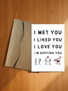 1/2pcs "I Love You, Love You, Cherish You" Anniversary And Love Celebration Greeting Cards - A - View 19
