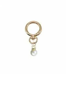 Crystal Turtle Keychain Pendant With Rhinestones, Pearl And Ocean Charms, Metal Alloy Keyring - Multicolor - View 18