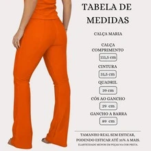 Women's Flare Riding Pants, Premium Bootcut Style, Elegant - 橘色 - 查看 3