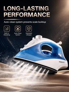 SOKANY 898A Handheld Garment Steamer, Portable Travel Steam Iron, Suitable For Dorm Students, Constant Temperature Adjustable, Applicable To All Clothing - Blue - View 9