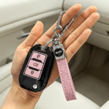 鑰匙遙控器保護套/鑰匙殼/鑰匙套/鑰匙圈 適用於 Peugeot 208 308 408 508 2008 3008 4008 以及 C4 Cactus Picasso C4L C5 C5 - 彩色 - 查看 21