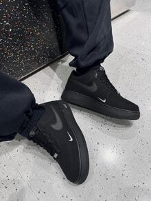 Nike Air Force 1 '07 LV8 Casual Shoes Men's Black/Cool Grey/Cool Grey IW3476-001 | Court-To-Street Style, Iconic Silhouette - 冷灰色 - 查看 2