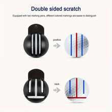 3/6pcs Golf Ball Lining Marker Template, 3-Line Double-Sided Precision Positioning Ball Drawing Tool, Golf Ball Drawing Alignment Template Marking Tool, Line Drawing Tool, Suitable For DIY Golf Training Aid, Outdoor Sports And Golf Gifts - One Size Fits All - View 6