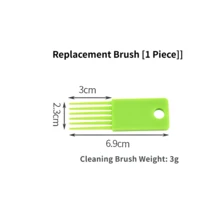 3/5 Blade Stainless Steel Kitchen Scissors, Multi-Color Herb & Vegetable Chopper, Sharp & Rust-Resistant, Ergonomic Handle, Convenient For Slicing & Chopping Scallions, Salad, Chili, Cilantro, Spices & Food Prep, Includes Brush, Essential Cooking Tool For Home & Restaurant - Multicolor - View 17