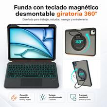 TUNKE Detachable Magnetic Keyboard Case For IPad 11" Air6 - View 2