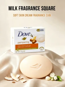 Dove 乳木果油與香草美容皂 90g，含 1/4 保濕乳霜，溫和清潔，泡沫濃密豐盈，保濕補水不乾燥，適用於臉部、身體與手部洗滌，適合所有膚質 - 135g 乳木果&香草 - 查看 4