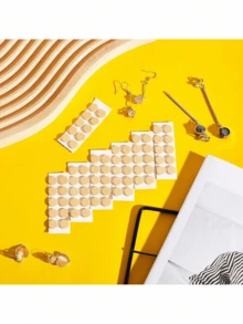 100/50/30/10Pcs Invisible Ear Lobe Support Patches For Earrings Supporting Droopy Heavy Large Stud, Earrings, Comfortable Earring Wearing - Easy To Use, Earring Back Stoppers ,Damage Protection, And Virtually Undetectable - Quantity - View 8