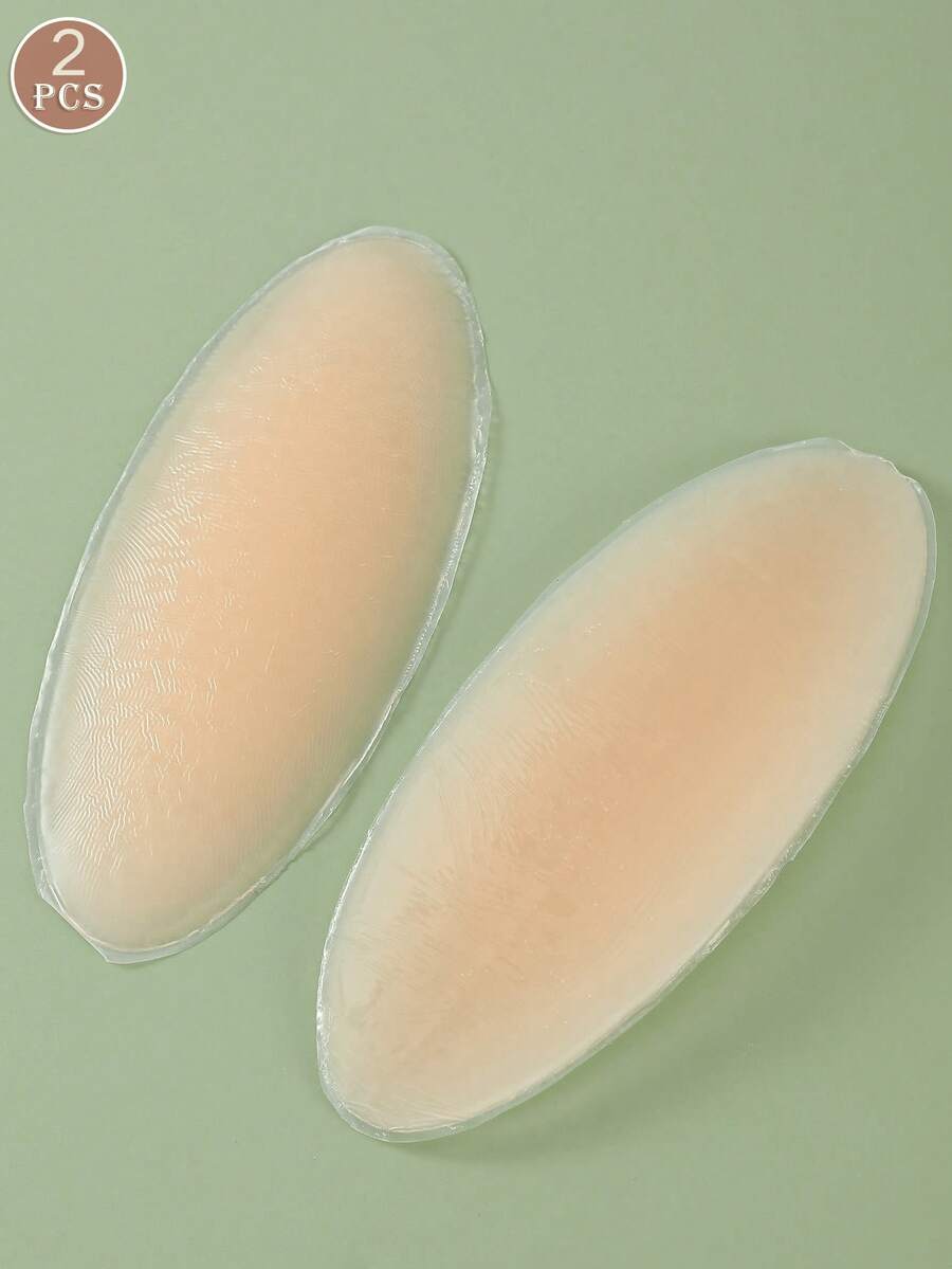 2/4pcs Washable Silicone Butt Pads, Enhances Hip Shape On Both Sides, Dual-Use Silicone Pads (Butt Support And Leg Pads), Shows Enlargement Effect, Suitable For Women Of All Body Types And Sizes - Multicolor - View 1