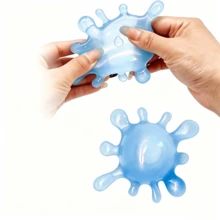 Water Splash Shaped TPR Squeeze Ball, Flexible Stretchable Sensory Toy For Stress And Anxiety Relief, Random Color - 彩色 - 查看 2