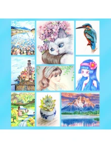 Adult Colored Pencils, Vibrant Colors; Perfect For Drawing, Sketching And Coloring, Available In Multiple Specifications - Sets - View 6