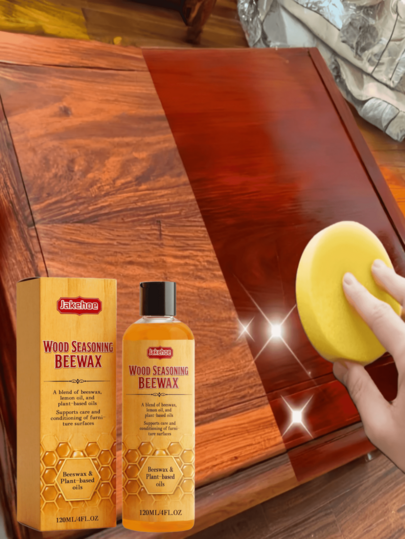 jakehoe Beeswax Furniture Polish, Premium Beeswax Formula Multi-Purpose Wood Furniture And Floor Polish, Enhances Wood Furniture Surface Gloss And Smooth Texture, Gift For Family And Friends, Holiday Gift, Halloween Gift, Christmas Gift