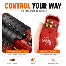Don't Miss It! Creative Remote - Controlled Electric Toys With Flexible Operation, Inspiring Boundless Imagination. 9064B - 1 Vintage - Style Steam Spray Train Gift Box - Red - View 6