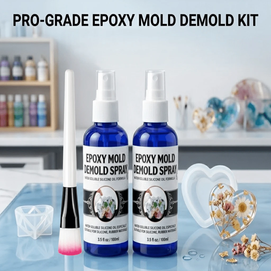 快乾矽膠脫模劑 100ml/200ml 耐熱不沾潤滑噴霧，適用 DIY 鑄模
