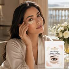 24/48/120 PCS Soft Mesh Eye Accent Patches, Curved Clear-Look Eye Makeup Stickers For Natural Daily Beauty Routine - White - View 5