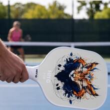 Set Raket Pickleball Intensitas Tinggi Profesional HITS: 2 Raket + 4 Bola + 2 Ikat Kepala + 1 Tas Bola - Putih - View 6
