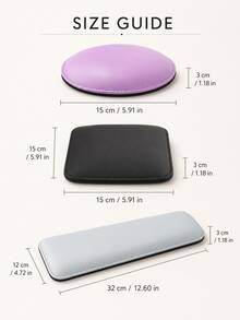 1pc Nail Arm Rest Cushion Comfortable Hand Pillow Nail Elbow Support Pad Elbow Support Pad Nail Tools Nail Artist Elbow Support Soft Nail Artist Arm Support Purple Pink Black White Coffee Grey - Multicolor - View 12
