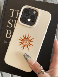1件 白色螺旋太陽 TPU 防震手機殼，適用於 Apple 17 16 15 14 13 12 11 Pro Max 及系列 - 彩色 - 查看 3