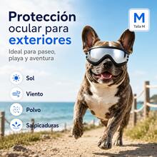 TUNKE. Waterproof And Windproof Pet Sunglasses - Black - View 5