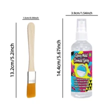 耐熱模具脫模劑 快乾不黏性矽膠噴霧 用於鑄造與手工藝 - 白色 - 查看 3