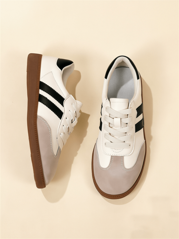 Shoes 女款復古德式運動鞋 | 復古休閒運動鞋 | 麂皮鞋頭 | 舒適日常走路鞋