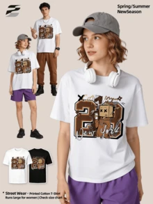 Men T-Shirts - 白色 - 查看 2